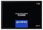 Твердотельный накопитель SSD 1Tb, CX400 (Gen.2), SATA3, 2.5", TLC 3D, 550/500 МБ/с Goodram 000332279