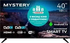 Телевізор 40" Mystery 4060FST2, Black, LED, 1920x1080, 60 Гц, Smart TV Mystery Electronics 000332255