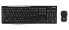 Комплект беспроводной MK270 Combo, Black, клавиатура + мышь Logitech (teh0020660)