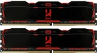 Память 16Gb x 2 (32Gb Kit) DDR4, 3200MHz, IRDM X, Black, 16-18-18-36, 1.35V, с радиатором Goodram (2000003326136)