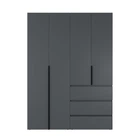 Шафа розпашна комбінована №5 Light 1600x500x2200 Графіт сірий (GALTK057000000)