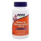 Натуральна добавка Now Foods Natural Resveratrol 200 мг