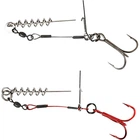 Оснащення Savage Gear Carbon49 Corkscrew Stinger #3/0 31kg (2 шт/уп.)