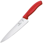 Ніж кухонний, побутовий Victorinox Swiss Classic Chef's (лезо:190мм), червоний, блістер 6.8001.19C1B