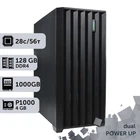 Двухпроцессорная рабочая станция PowerUp #568 Xeon E5 2680 v4 x2/128 GB/SSD 1TB/NVIDIA Quadro P1000 4GB для 3D моделирования видеомонтажа рендеринга для инженеров и архитекторов