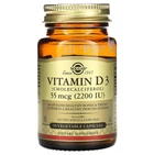 Вітаміни Solgar Vitamin D3 55 мкг 2200 IU 50 капсул