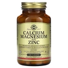 Вітаміни Solgar Calcium Magnesium Plus Zinc 100 таблеток