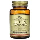 Витамины Solgar Super High Potency Biotin 10000 мкг 60 капсул