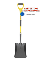 Лопата совковая Mastertool 300 x 240 мм ручка фибергласс (14-6278)
