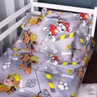 Простынь MirSon Бязь 17-0781 Paw Patrol gray 200 х 220 см (2200011259161)