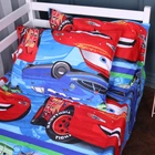 Простынь MirSon Бязь 17-0778 McQueen's Racing Dreams blue 200 х 220 см (2200011256917)