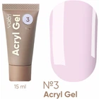Акрил гель VALERI Acryl Gel №03 (світло-рожевий) 15 мл