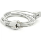 Кабель питания C7 1.8m 0.75mm2 for MacBook white Voltronic (03620)