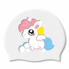 Детская шапочка для плавания Renvo Lima Pony JR, белая, 6-12 лет, универсальный размер (OSFM) (1SC520-03)