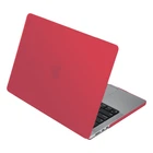 Чехол накладка для MacBook Air 15.3 M5/M4/M3/M2, красный, Matte Shell, матовый, пластиковый, защитный аксессуар для защиты ноутбука, противоударный, с вентиляцией и доступом к портам, для макбука, ArmorStandart (ARM89332)
