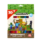 Олівці кольорові майнкрафт 24 кольорів 24 шт. Кольорові олівці minecraft YES