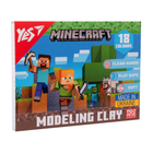 Пластилин Yes Minecraft 18 цветов 360 г