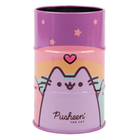 Стакан-подставка бочка YES Pusheen металл 470505 фиолетовая органайзер подставка для канцелярии карандашных ручек