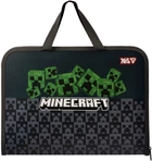Папка-портфель YES Minecraft Creepers FC на молнии с тканевыми ручками (492355) (5056574464446)