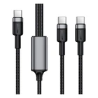 USB кабель AceFast C22-02, Type-C, 1.2 м., Черный - 673660