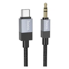 AUX кабель Hoco UPA32B, Type-C, 1.0 м., Черный - 604117