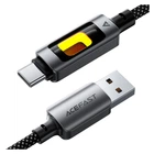 USB кабель AceFast C21-04, Type-C, 1.2 м., Чорний - 620279