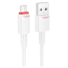 USB кабель Borofone BX110, MicroUSB, 1.0 м., Белый - 590391