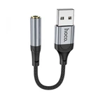 Адаптер Hoco LS36, USB, 3.5 мм, Чорний - 397882