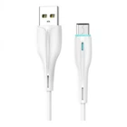 USB кабель SkyDolphin S48V LED, MicroUSB, 1.0 м., Белый - 270875