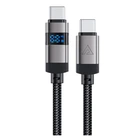 USB кабель AceFast C15-03, Type-C, 1.2 м., Чорний - 573906