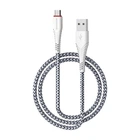 USB кабель Borofone BX25 Powerful, MicroUSB, 1.0 м., Белый - 198435