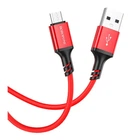 USB кабель Borofone BX83, MicroUSB, 1.0 м., Красный - 327098