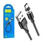 USB кабель Hoco X52 Sereno Magnetic, Type-C, 1.0 м., Чорний - 226241