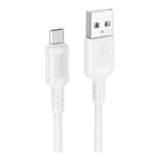 USB кабель Borofone BX111, MicroUSB, 1.0 м., Белый - 533331