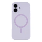 Чохол Glow Silicone Case Full Camera with Magsafe для iPhone 16 Light purple