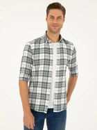 Рубашка мужская Pierre Cardin G021GL004-000-2053637(Su Yesili) M Зеленая (8683857789049)
