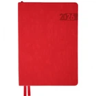 Еженедельник Leo planner А5 датированный 2026 «Boss», мягкий, красный, 368 страниц (252636)