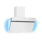 Вытяжка угловая Klarstein Alina 60см 600 м³ Led цветная RGB наклонная стеклянная мощная настенная вытяжка