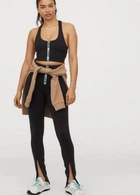 Лосины спорт H&M S Черный 0831773