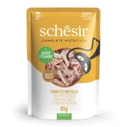 Вологий корм Schesir Adult Tuna Chicken 85 г