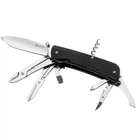 Багатофункціональний ніж Ruike Trekker LD41-B, (8.5 см) 12C27/G10 чорний, 22 інстр.