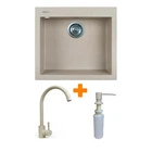 Мийка кухонна Adamant Univer Avena + змішувач + дозатор (4824296902106) Adamant 4824296902106 905904