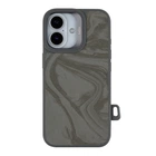 Противоударный Чехол Kajsa Glamorous Collection Fluid Art with MagSafe для iPhone 17 Grey