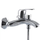 Змішувач для ванни Haiba Magic 009 з чорною ручкою (HB0696) HB0696