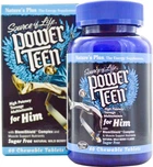 Мультивитаминный комплекс для подростков для мальчиков Natures Plus Power Teen 60 жевательных таблеток Лесные ягоды (97467300026)