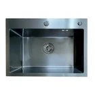 Мийка MIXXUS нержавіюча сталь 580х430 мм чорна матова Micro Decor (609877)