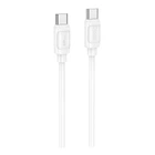 Кабель USB Hoco X115 Type-C to Type-C 60W Колір Білий