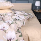Простынь MirSon Бязь 17-0816 White Flower 200 х 220 см (2200011496924)