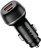 Автомобільний зарядний пристрій ColorWay 2USB (Type-C PD65W + USB QC3.0 18W) (83W) Black (CW-CHA068PD-BK)