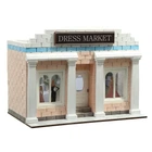 Керамічний конструктор з міні-цеглинок Dress Market. Салон платтячок